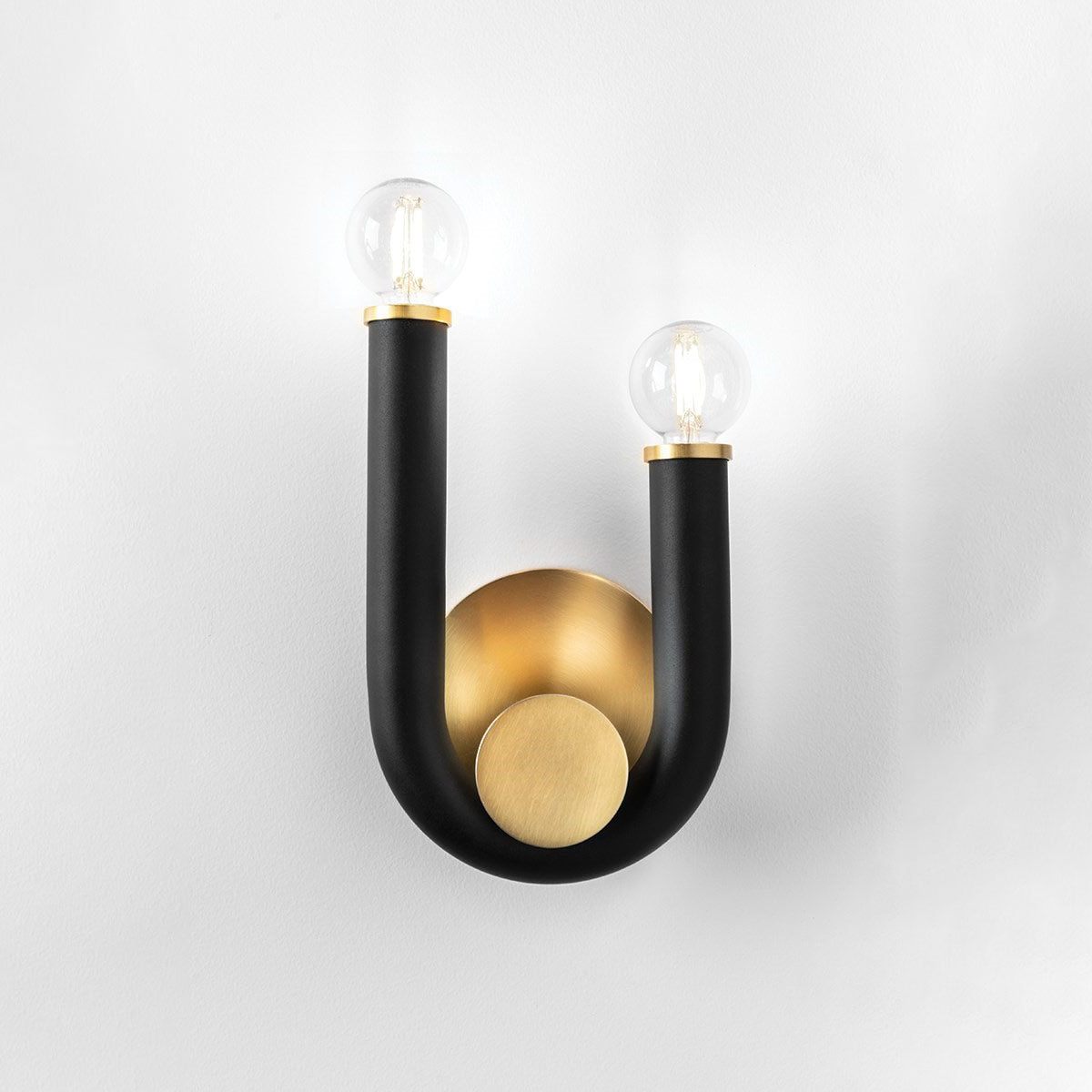 Whit Asymmetric U-shape Wall Sconce