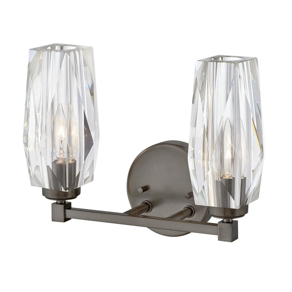 Art Glass Crystal Ana Bathroom Vanity Light