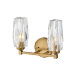 Art Glass Crystal Ana Bathroom Vanity Light