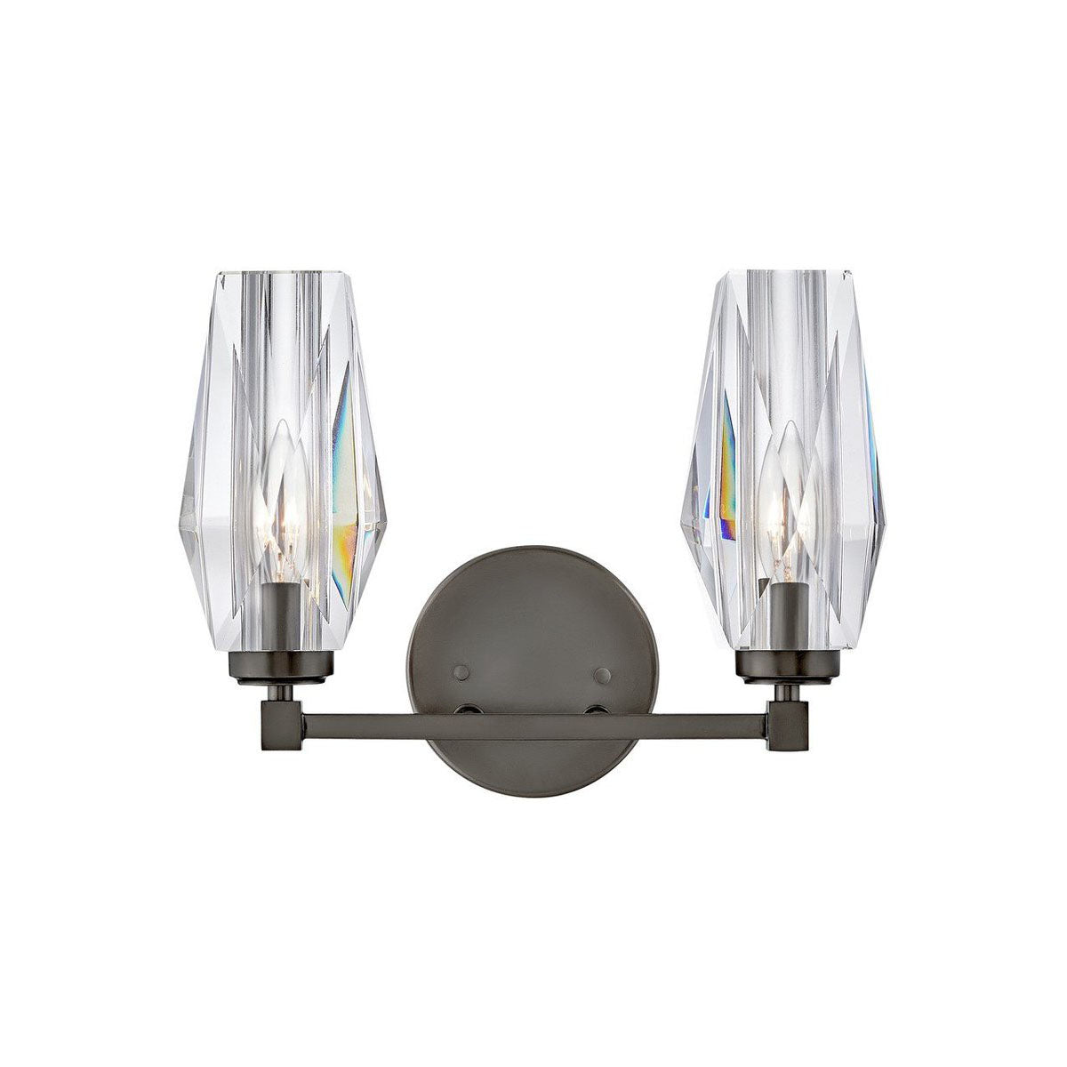 Art Glass Crystal Ana Bathroom Vanity Light