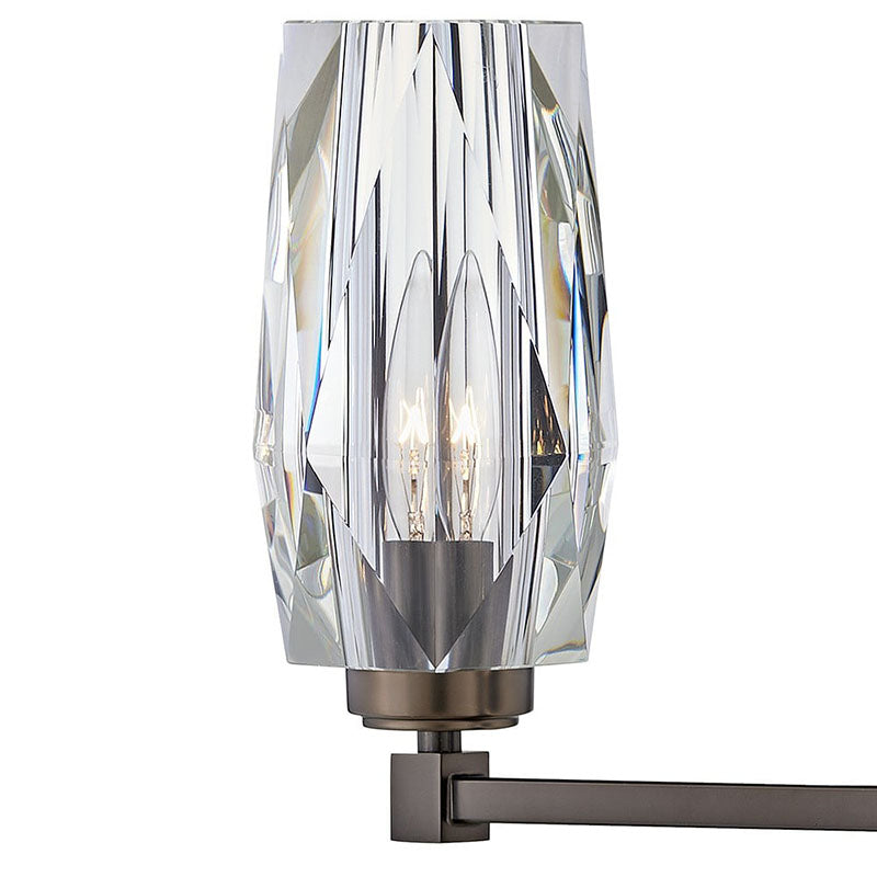 Art Glass Crystal Ana Bathroom Vanity Light